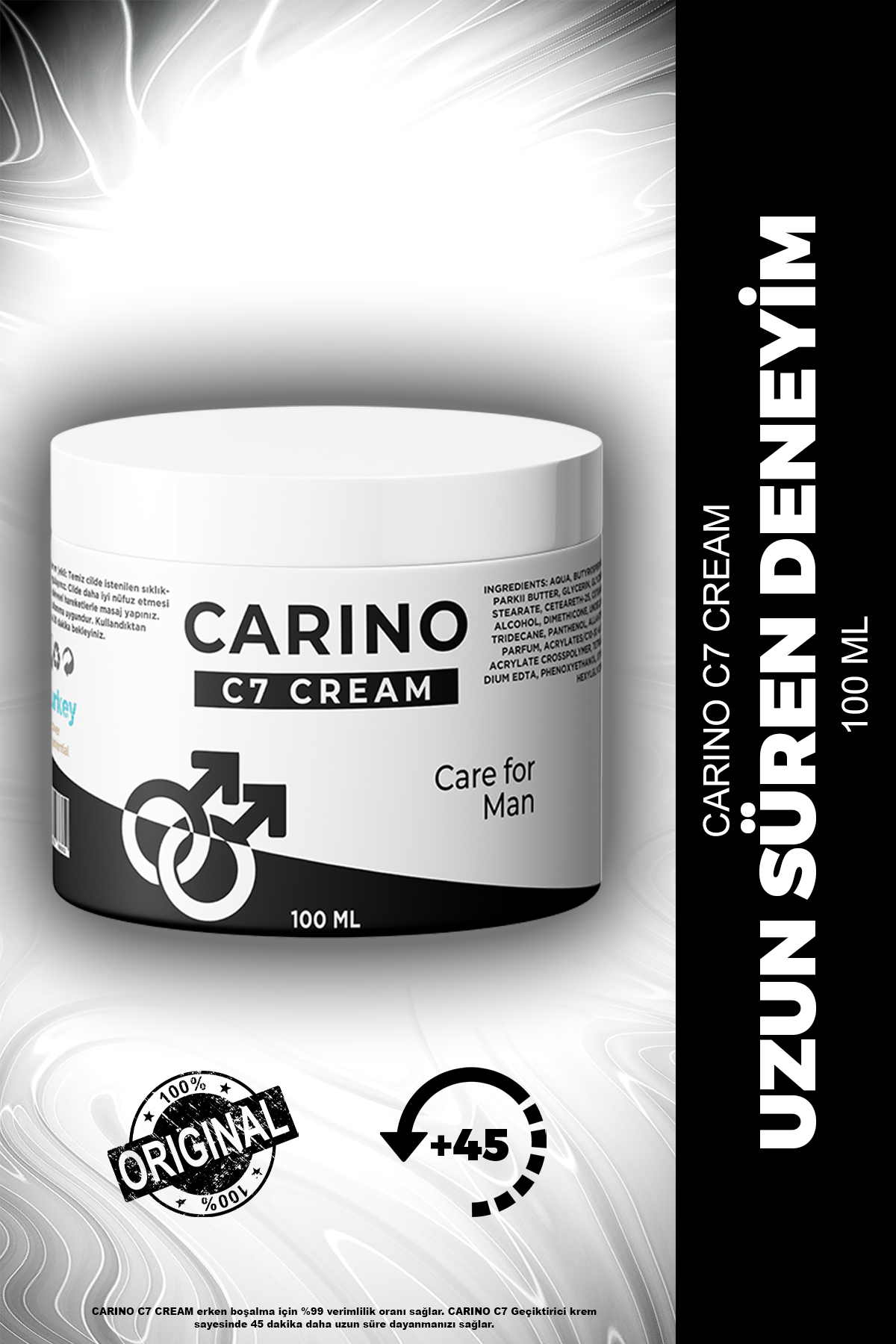 C7 Uzun Deneyim Erkek Kremi 100 ml