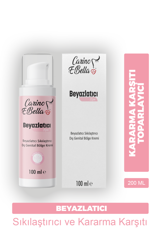 Carino E Bella Genital Bölge Sıkılaştırıcı Daraltıcı Beyazlatıcı Koku Giderici Krem 100 Ml