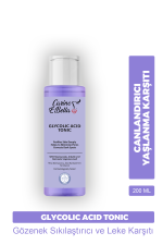 Carino E Bella Canlandırıcı Ve Gözenek Sıkılaştırıcı Leke Karşıtı Tüm Cilt Tipleri AHA Glikolik Asit Tonik 200 Ml