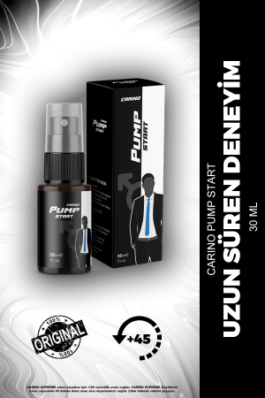 Pump Start Uzun Süren Deneyim Erkek Sprey 30ml