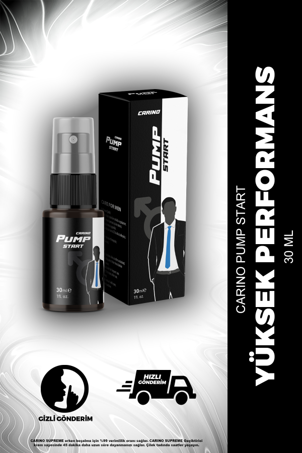 Pump Start Uzun Süren Deneyim Erkek Sprey 30ml