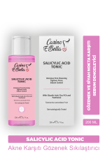 Carino E Bella Siyah Nokta Karşıtı Arındırıcı Yağlı Ve Karma Cilt Bha Salisilik Asit Tonik 200 ml
