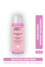 Carino E Bella Siyah Nokta Karşıtı Arındırıcı Yağlı Ve Karma Cilt Bha Salisilik Asit Tonik 200 ml