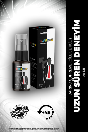 Supreme Çilekli Uzun Deneyim Erkek Sprey 30ml